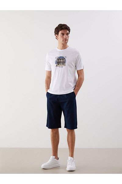 LC Waikiki Crew Neck Ephesus Printed Combed Cotton Men's T-Shirt
