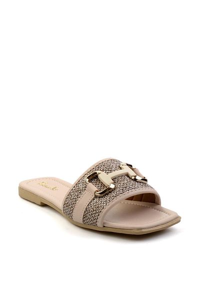 Bambi Beige Women's Slippers K04101000228