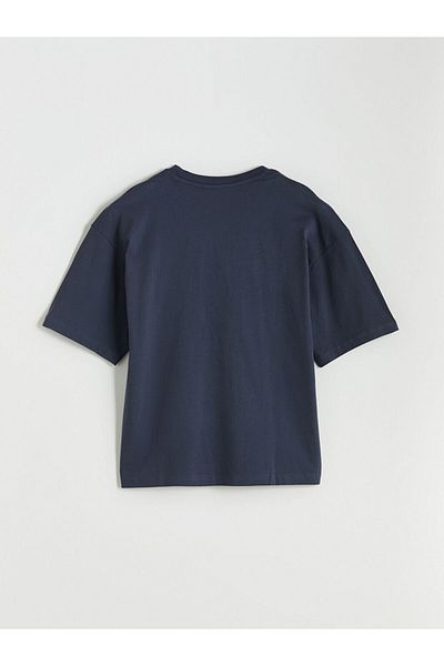 LC Waikiki Lcw Crew Neck Printed Combed Cotton Men's T-Shirt