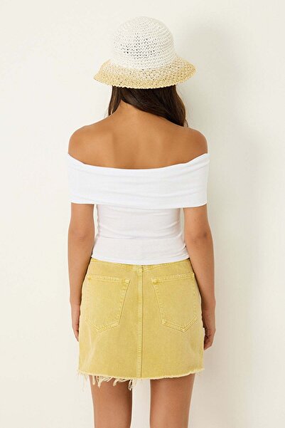 No Matter What Schulterfreie Bluse