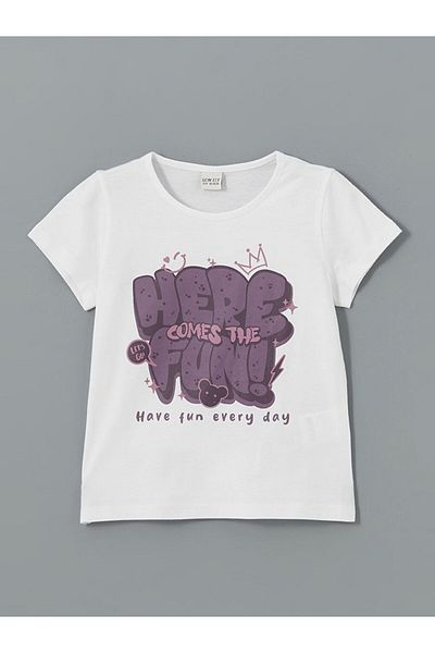 LC Waikiki Crew Neck Girls T-Shirts and Leggings