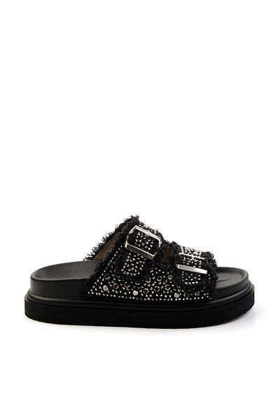 Bambi Black Women's Slippers K04429320437