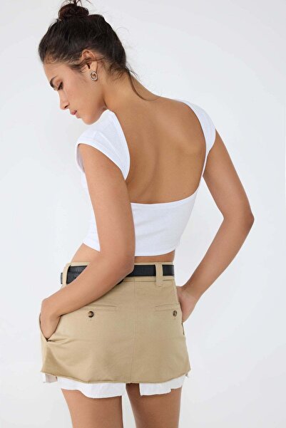 No Matter What Rückenfreies Crop-Top