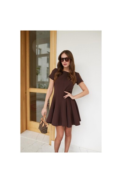 BAYAN Short Sleeve Blouse Imported Crepe Dress