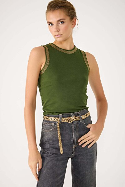 No Matter What Ärmelloses Unterhemd mit Steindetails