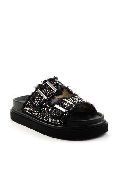 Bambi Black Women's Slippers K04429320437