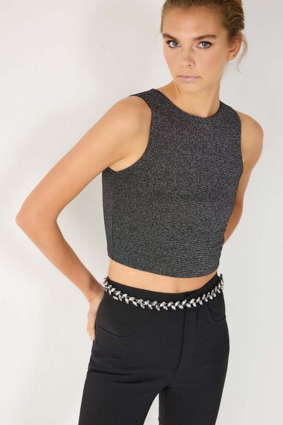 No Matter What Neckholder-Crop-Top