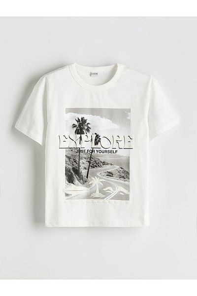 LC Waikiki Lcw Crew Neck Boys T-Shirt and Shorts