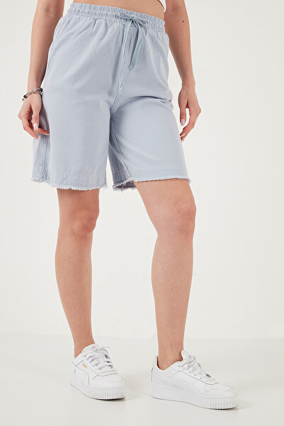 Lela Pamuklu Standart Fit Normal Bel Bağlamalı Cepli Şort ŞORT 668YP5326