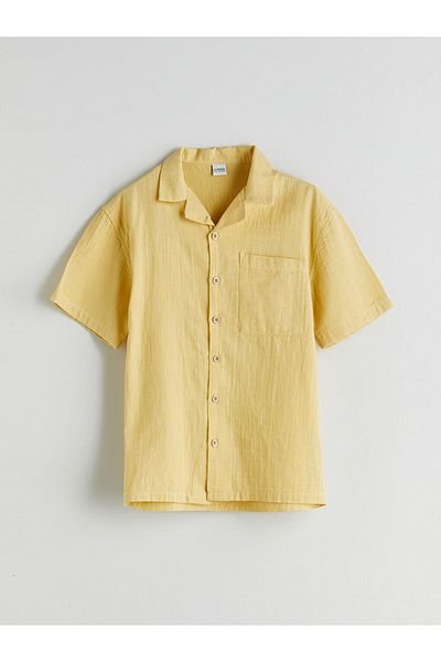 LC Waikiki Basic Short Sleeve Boy's Shirt