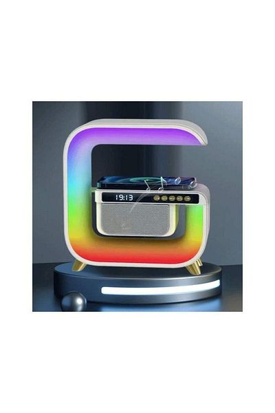 SIKS Wireless 3 In 1 Charging Station, Rgb Lamp, Bluetooth Speaker, G3, 5w Speaker, 15w Charging