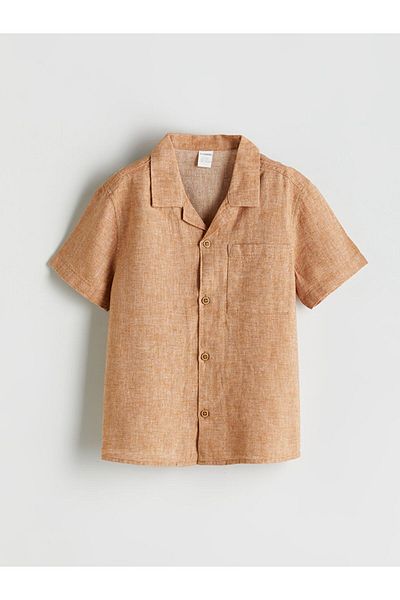 LC Waikiki Cotton Blend Boys' Shirt and Shorts 2 Pcs