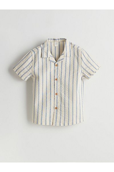 LC Waikiki Short Sleeve Dobby Boy's Shirt