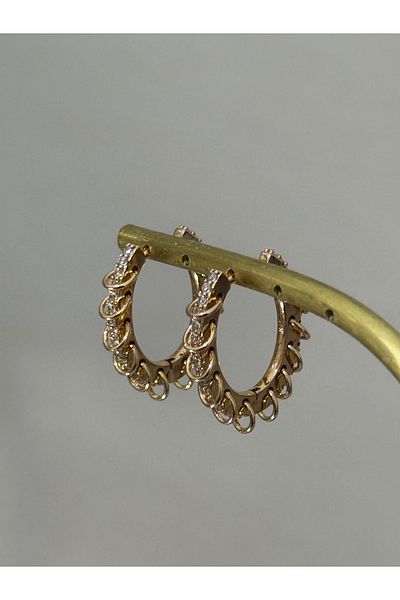 XUPING JEWELRY أقراط من الفولاذ المقاوم للصدأ مرصعة بحجر الزركون 316L لا تفقد بريقها