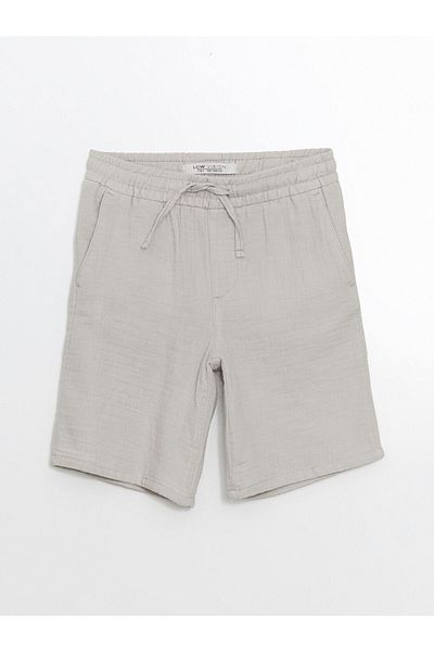LC Waikiki Green Elastic Waist Boy's Shorts