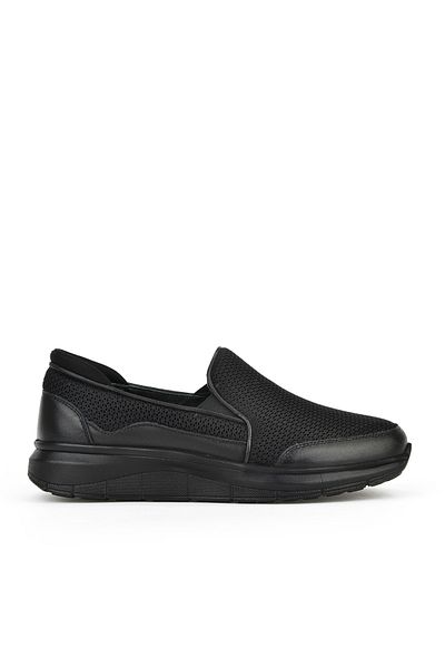 Ziya , Ανδρικά παπούτσια Comfort από γνήσιο δέρμα 151123Z3680 Μαύρα