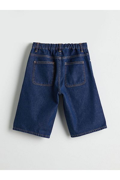 LC Waikiki Elastic Waist Boy Jean Shorts
