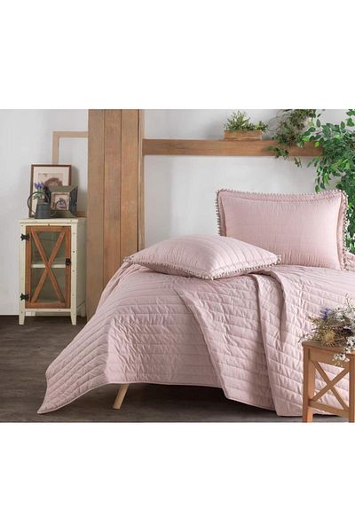 merland benvecocuk Double Bedspread Pedra V3 Powder