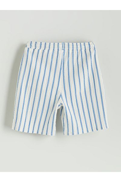 LC Waikiki Muslin Striped Boy's Shorts