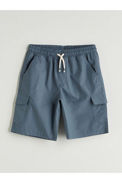 LC Waikiki New Season Elastic Waist Boys Cargo Sort - S5Do46Z4