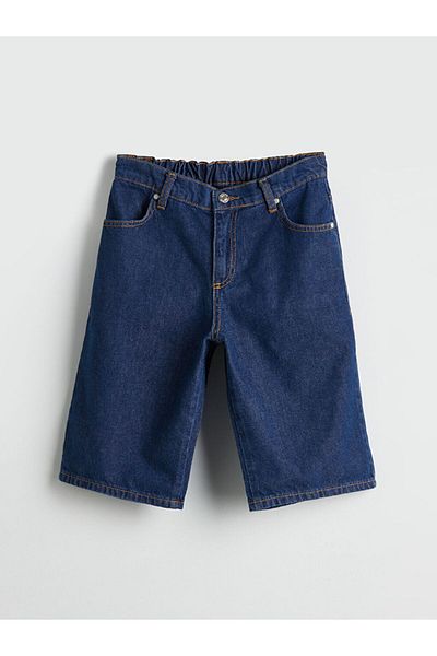 LC Waikiki Elastic Waist Boy Jean Shorts