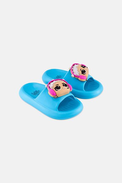 L.O.L. SURPRISE Kids Boy Slip On Slides, Blue
