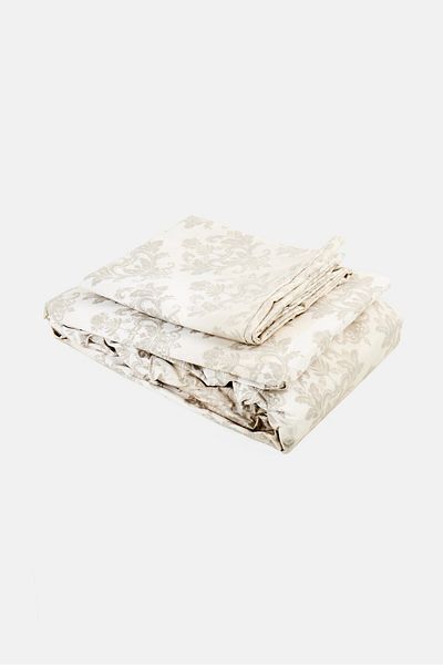 NANETTE LEPORE 2 Pieces Floral Pattern Cotton Feel Fitted Sheet With Pillow Case Set, Multicolor