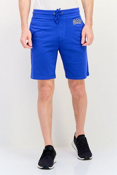 GAP Men Embroidered Logo Basic Short, Blue