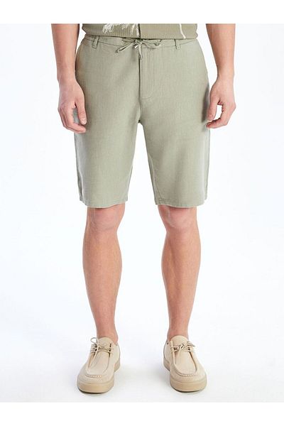 LC Waikiki Lcw Vision Standard Fit Linen Blend Men's Shorts