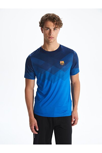 LC Waikiki XSIDE ACTIVE Bisiklet Yaka Barcelona Lisanslı Erkek Taraftar Tişört