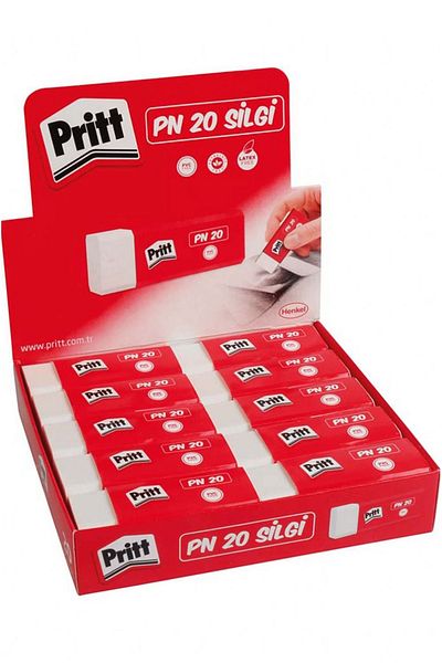 Pritt Eraser White Pack of 20