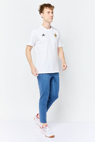 adidas Men Sportswear Fit Short Sleeve Outdoor T-shirts, White