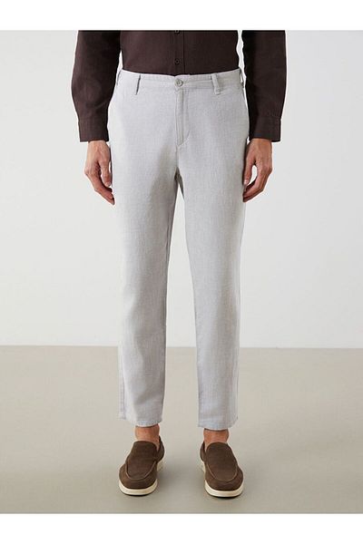 LC Waikiki Lcwaikiki Classic Standard Fit Linen Blend Men's Chino Pants