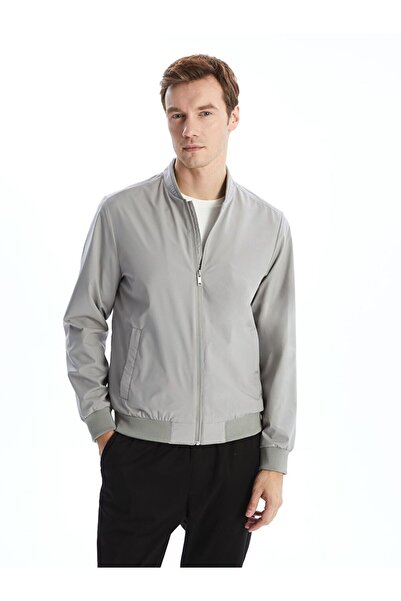 LC Waikiki Lcwaikiki Classic Gray College Collar Men's Jacket