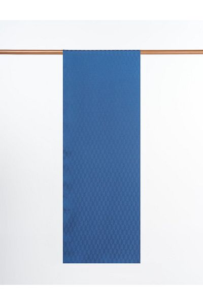 Kayra Koza Pattern Jacquard Woven Shawl Indigo