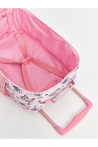 LC Waikiki LCW ACCESSORIES Baskılı Kız Çocuk Çekçekli Çanta