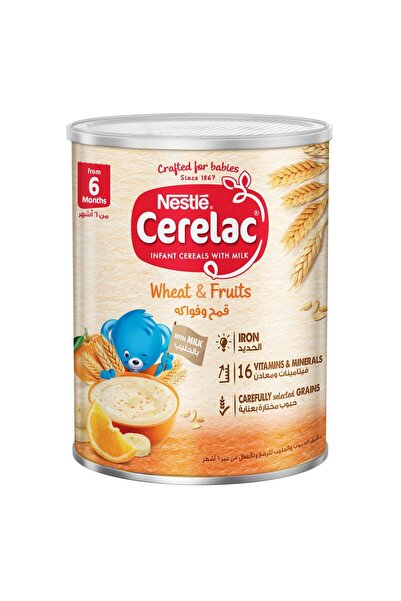 Cerelac Nestle Cerelac Infant Cereals with Iron + Wheat & Fruits