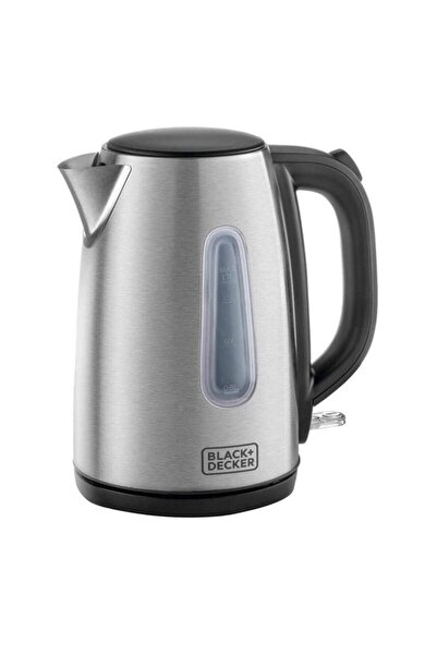 Generic BLACK+DECKER 2200W Concealed Coil Stainless Steel Kettle Silver and Black 1.7 Liter JC450-B5