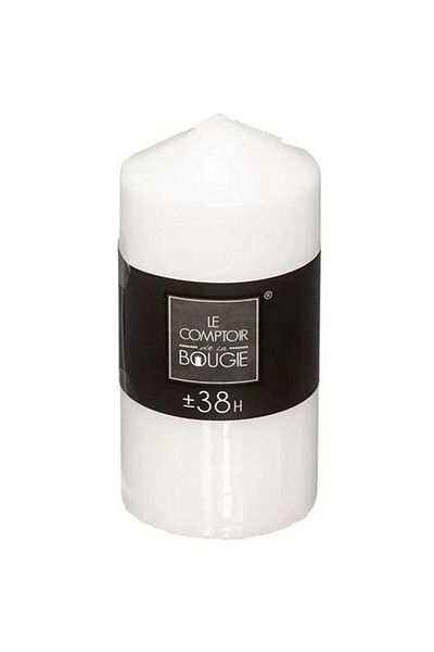 Generic شمعة بارافين دائرية دافئة على الطراز العتيق من أتموسفيرا، بيضاء، 7 × 13 سم، 145067
