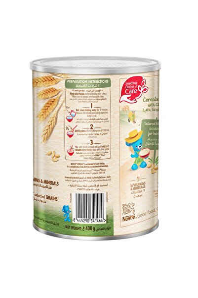 Cerelac Nestle Cerelac Infant Cereals With Iron + Wheat & Fruit Pieces From 8 Months 400 g
