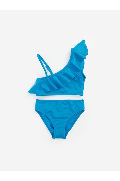 LC Waikiki LCW ECO Ruffle Λεπτομερές μπικίνι για κορίτσια