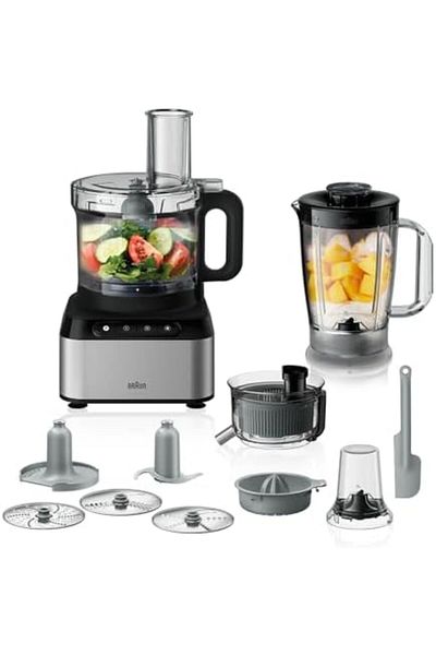 Braun FP3235SI 12-in-1 Food Processor, 800W, Black