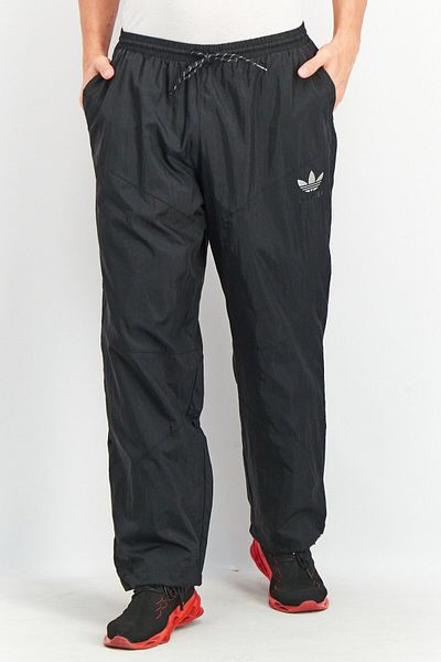 adidas Men Loose Fit Drawstring Tapered Leg Training Tack Pants, Black