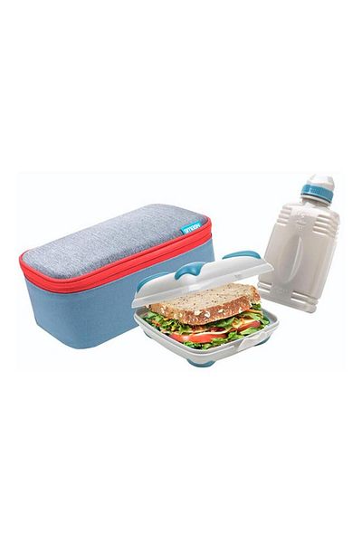 Generic smash 3-Piece Lunch Pack Blue and Grey