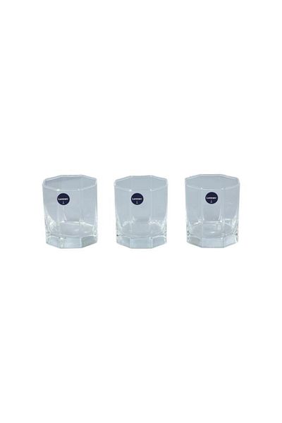 Generic Luminarc 3-Piece Octime Diamond Premium Glass Tumblers Clear 300ml N2004(D9559)