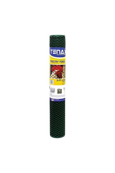 Generic سياج حديقة Tenax باللون الأخضر 3 × 25 قدمًا.