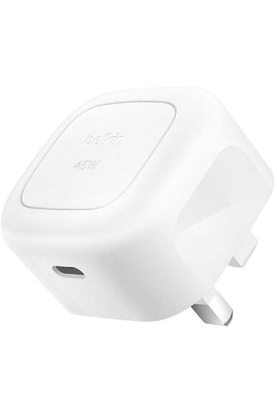 Belkin BoostCharge Wall Charger PD 3.145 Watts Single USB-C (PD) White
