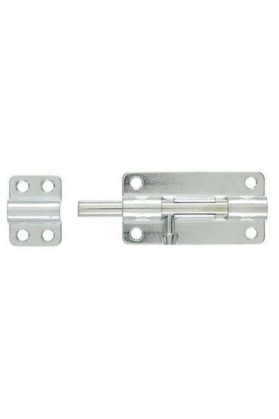 Generic ACE Heavy Duty Durable Zinc-Plated Steel Barrel Bolt Silver 4inch 01-3008-308