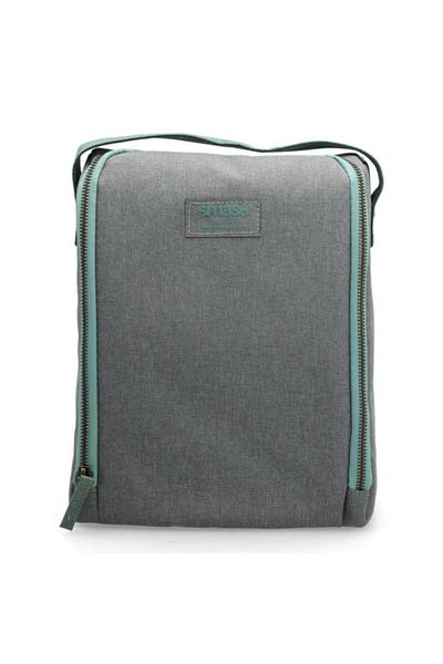 Generic smash Single Compartment Zipper Closure Lightweight and Durable Lunch Bag Grey
