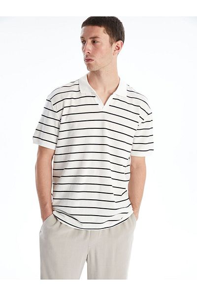 LC Waikiki LCW Vision Polokragen gestreiftes Herren-T-Shirt